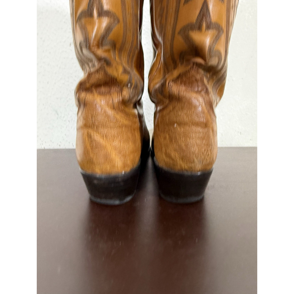 Lucchese 1883 Women's Savannah Mad Dog Goat Leather Boots Size 8.5D Luxury $645 - Picture 5 of 12